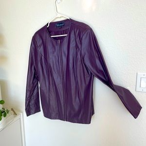 Plum Moto Jacket?? Yes please!!